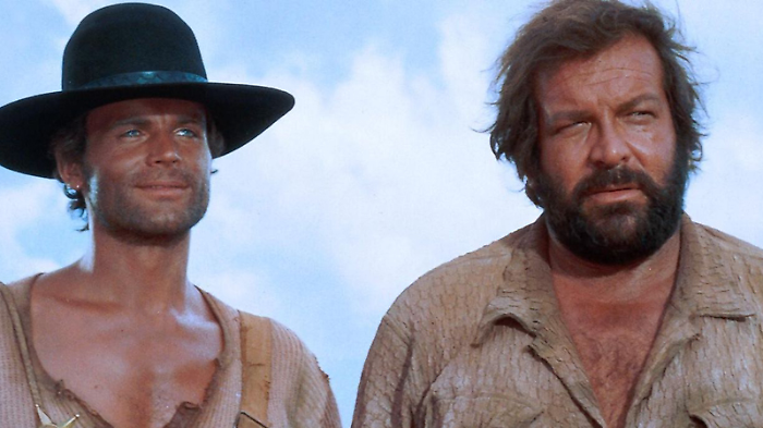 Bud Spencer e Terence Hill in una scena del film