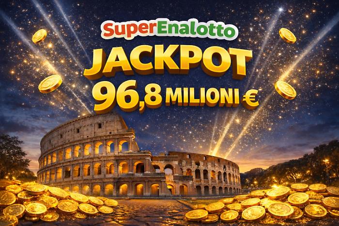 Superenalotto, il 6 che non arriva e il jackpot che cresce: il sogno di Natale &egrave; arrivato a 96,8 milioni. Montepremi verso la top ten di sempre