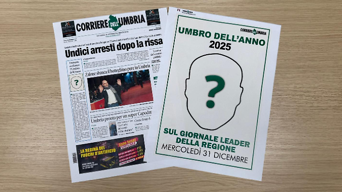 Chi sar&agrave; l'Umbro dell'Anno 2025? La risposta domani in edicola