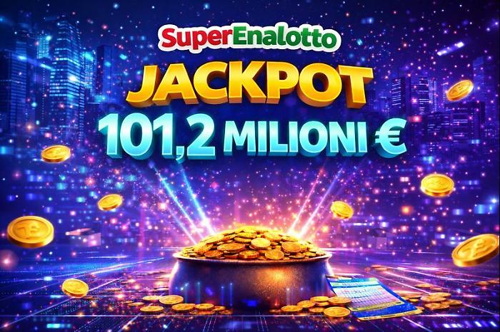 Superenalotto, la corsa del jackpot continua:  con 101,2 milioni di euro &egrave; nella top ten di sempre