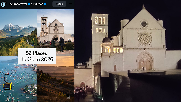 Il New York Times inserisce Assisi tra le mete imperdibili