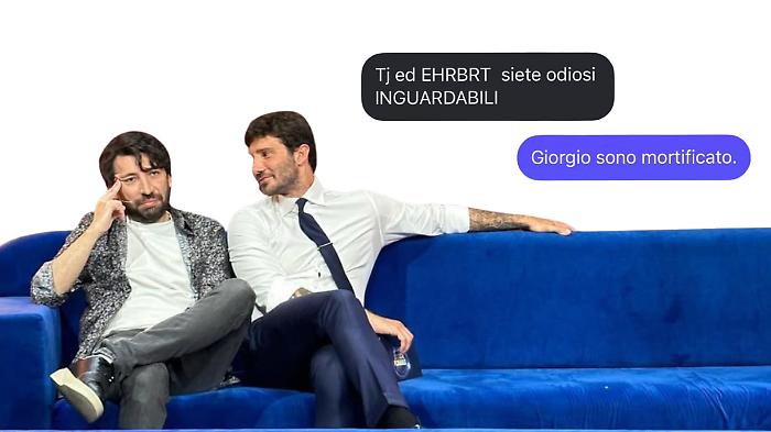 "Tu ed Herbert siete odiosi, inguardabili": Stefano De Martino trasforma l'odio di Giorgio in show e pubblica il messaggio sui social