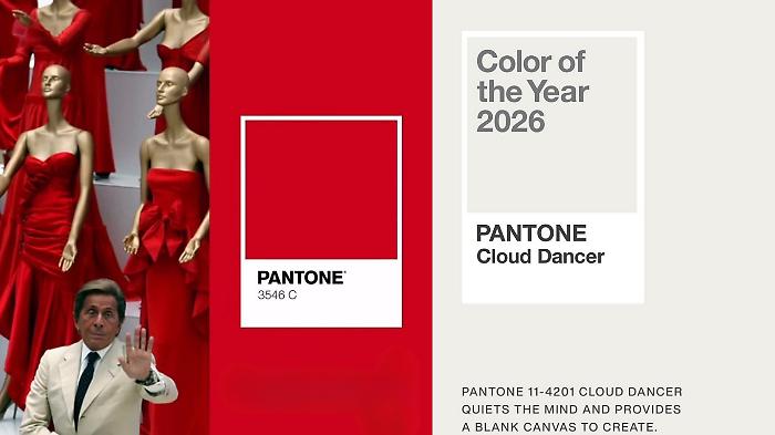 Dalla storia del Rosso Valentino all&rsquo;era Cloud Dancer: scopri il rosso protagonista delle passerelle 2026 come "sfida"