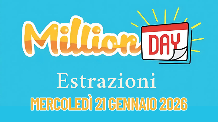 Million Day e Million Day Extra, le estrazioni di oggi mercoled&igrave; 21 gennaio: i numeri vincenti
