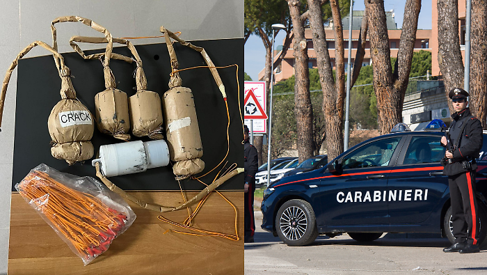 Fermato per un controllo, viene sorpreso in macchina con cinque mortai pirotecnici: denunciato 29enne