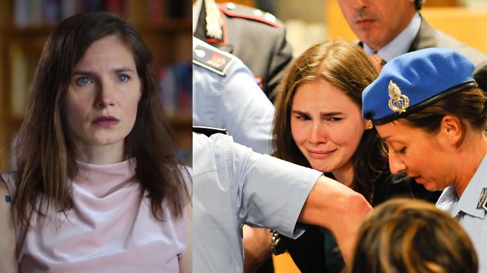 Dopo la serie tv Amanda Knox firma il docufilm sul ritorno in Italia: "Il faccia a faccia con l'uomo che mi mand&ograve; in prigione"