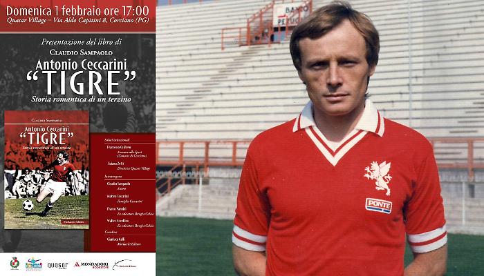 Tigre, la storia romantica di un terzino: la presentazione del libro su Antonio Ceccarini al Quasar Village