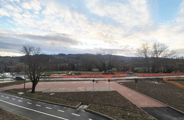Citt&agrave; di Castello, quasi 90 posti auto in pi&ugrave;: proseguono i lavori di raddoppio del parcheggio Raniero Collesi