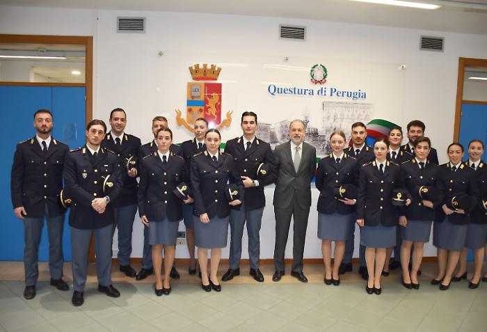 Rinforzi alla Questura di Perugia: arrivano 21 nuovi poliziotti tra agenti e vice ispettori