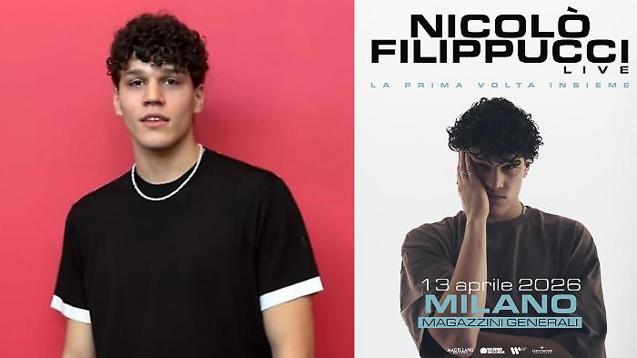 Nicol&ograve; Filippucci dopo Sanremo: il primo concerto ai Magazzini Generali di Milano