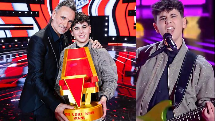  Matteo Trullu vince The Voice Kids 2026. Nek dichiara: "Ti voglio sopra il palco con me appena compi 18 anni"