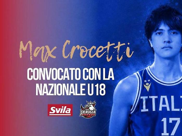 Basket, il talento Max Crocetti, classe 2008 entra nel giro dell&rsquo;Italia Under 18