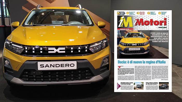 Torna in edicola iMotori, tutto sul numero di febbraio: dai test drive di Symbioz e Austral ai numeri record di Dacia