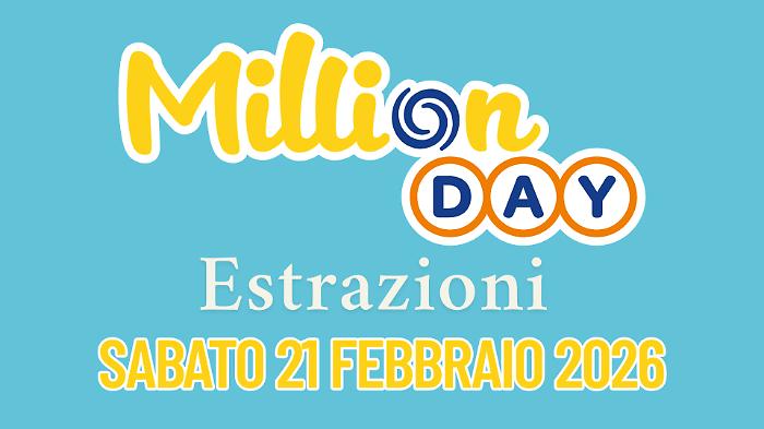 Million Day e Million Day Extra, le estrazioni di oggi sabato 21 febbraio: i numeri vincenti