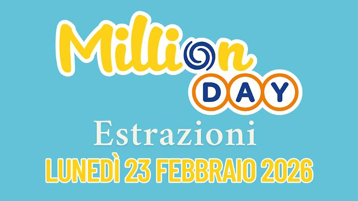 Million Day e Million Day Extra, le estrazioni di oggi luned&igrave; 23 febbraio: i numeri vincenti