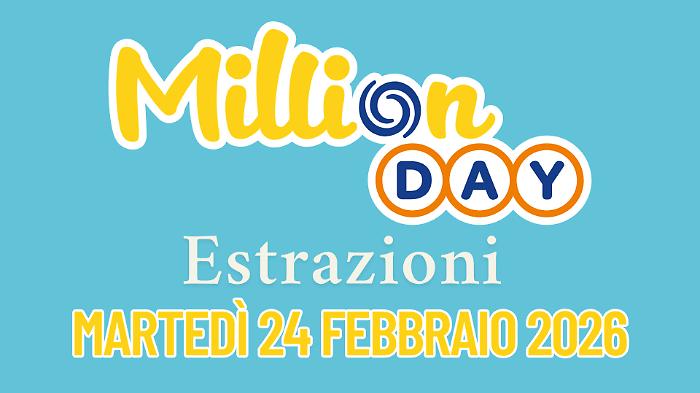 Million Day e Million Day Extra, le estrazioni di oggi marted&igrave; 24 febbraio: i numeri vincenti