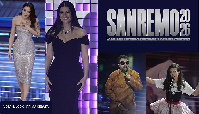 Sanremo 2026 i look migliori della prima serata, vota il tuo preferito