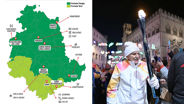 Olimpiadi in Umbria: la mappa delle citt&agrave; che sognano i Giochi