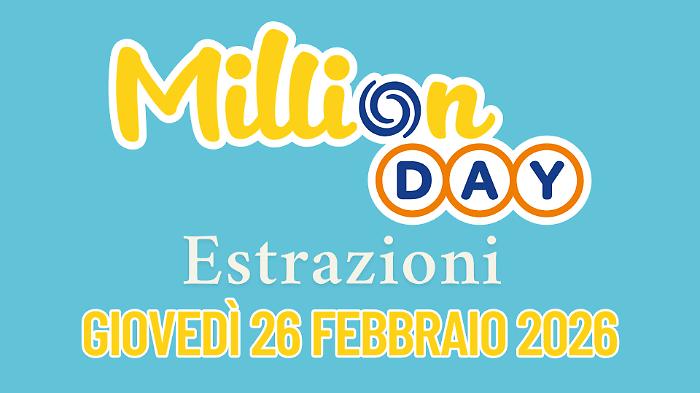 Million Day e Million Day Extra, le estrazioni di oggi gioved&igrave; 26 febbraio: i numeri vincenti