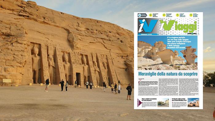 Dalle meraviglie della Spagna alle gemme del Nilo, passando per i sapori di Lisbona: sfoglia l'inserto iViaggi di febbraio