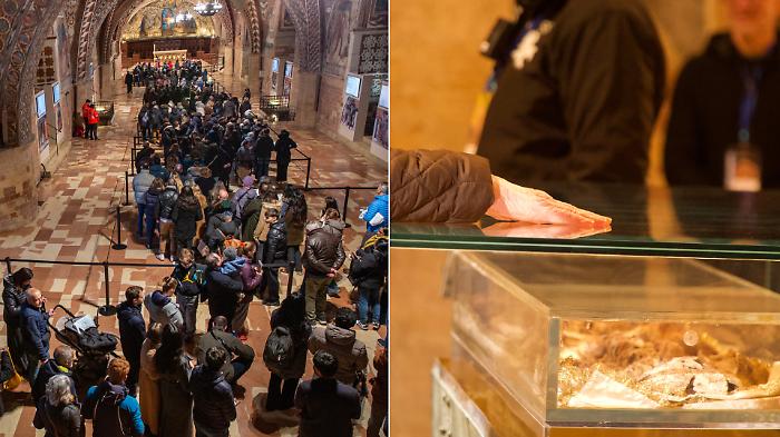  Ostensione San Francesco, i numeri della prima settimana: in 100mila per vedere le spoglie del Poverello