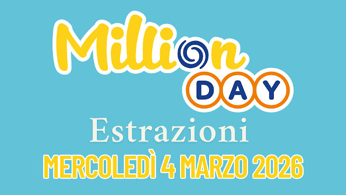 Million Day e Million Day Extra, le estrazioni di oggi mercoled&igrave; 4 marzo: i numeri vincenti