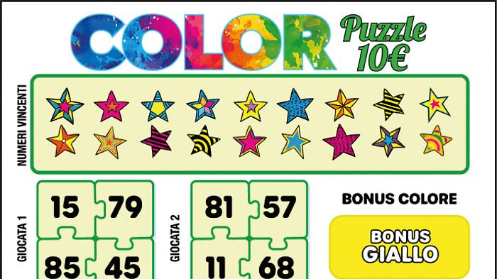 Gratta e vince 50mila euro con un color puzzle da 10 euro: colpo a Deruta 