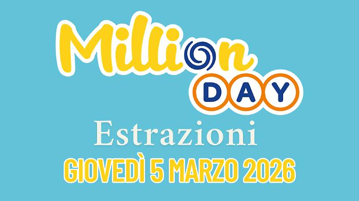 Million Day e Million Day Extra, le estrazioni di oggi gioved&igrave; 5 marzo: i numeri vincenti