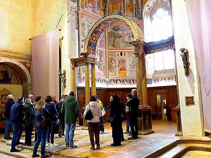 Viaggio nel Rinascimento: l'Unitre riscopre le bellezze di Montefalco