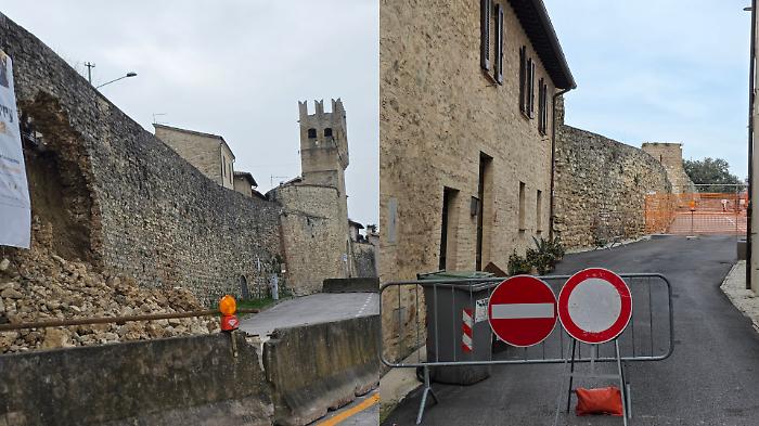 Il sindaco di Montefalco fa il punto dopo il crollo delle mura a Borgo Garibaldi: "Nessuna abitazione &egrave; a rischio"