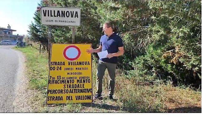 Una strada a met&agrave; da mettere in sicurezza: nuova istanza su Villanova