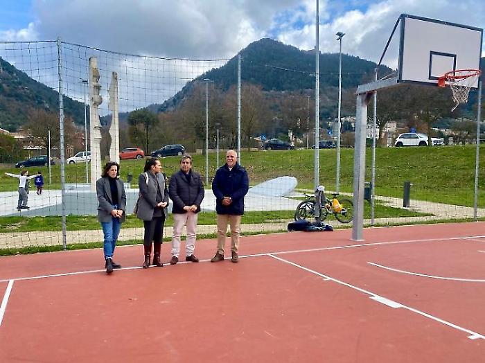 A Gubbio riapre l'area Umberto Paruccini: dal campetto da basket al nuovo skatepark, fino alla pallavolo