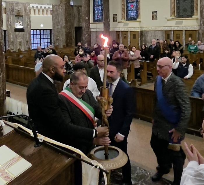 Accesa a Chicago la Fiaccola della pace e del perdono:  Gemellaggio di fede con Cascia 