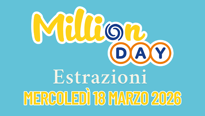 Million Day e Million Day Extra, le estrazioni di oggi mercoled&igrave; 18 marzo: i numeri vincenti