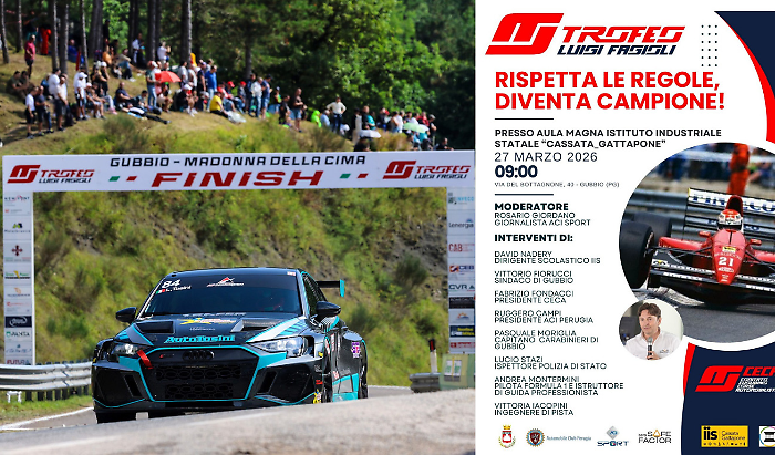 Gubbio, il 27 marzo la giornata dedicata al 61esimo Trofeo Luigi Fagioli