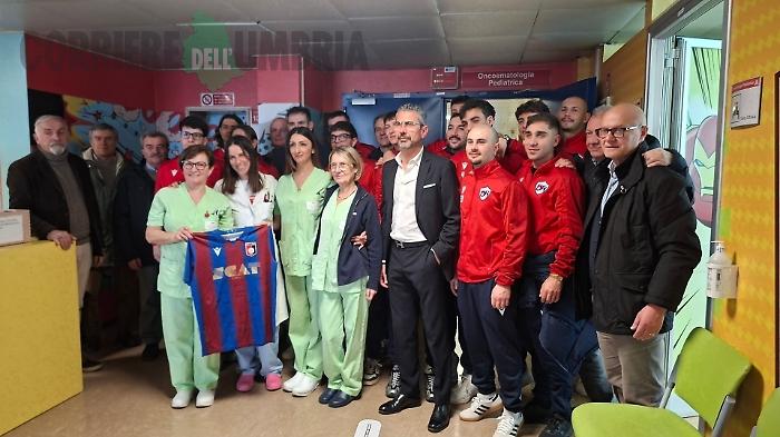 Da Santa Sabina doni ai bimbi di Oncoematologia pediatrica dell'ospedale di Perugia