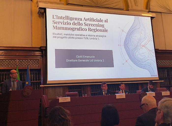 Intelligenza artificiale per gli screening mammografici: la sperimentazione Usl 1 finisce in Senato
