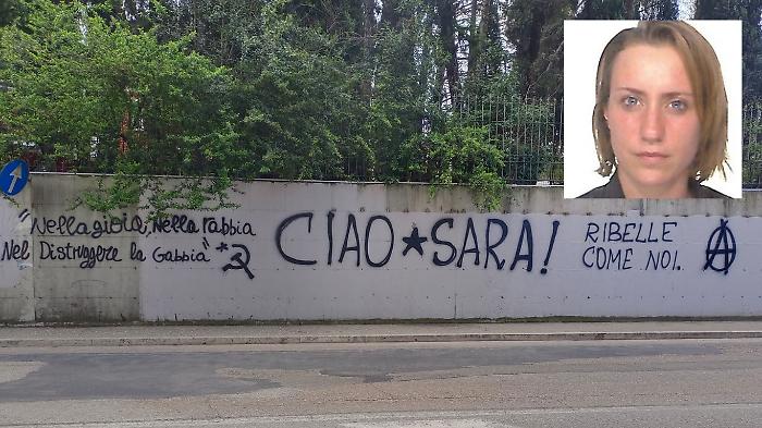 Scritte anarchiche anche a Perugia per Sara Ardizzone: indaga la Digos 