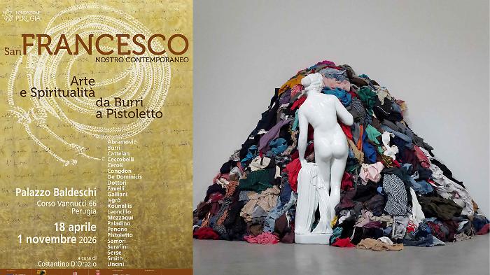 Il messaggio di san Francesco nelle opere degli artisti contemporanei. Da Burri a Pistoletto: la mostra a Palazzo Baldeschi 