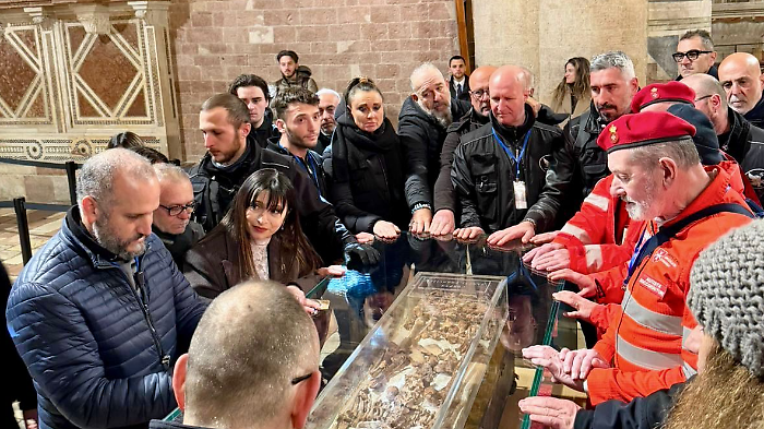 Ostensione di San Francesco, la presidente Stefania Proietti: "Una grande grazia per l&rsquo;Umbria. Oltre 2,2 milioni di presenze nel primo trimestre"