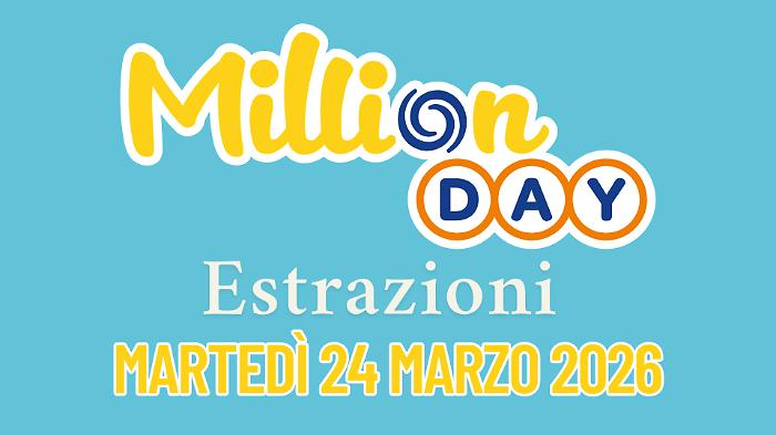 Million Day e Million Day Extra, le estrazioni di oggi marted&igrave; 24 marzo: i numeri vincenti