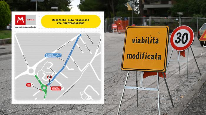 Nuova fase di lavori per il Metrobus: come cambia il traffico (fino al 31 maggio) in via Strozzacapponi