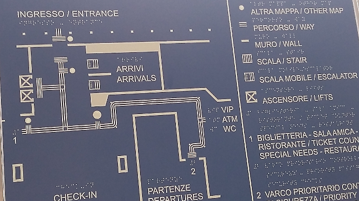 Perugia, al via progetto per la realizzazione delle mappe tattili: cosa sono e come si leggono