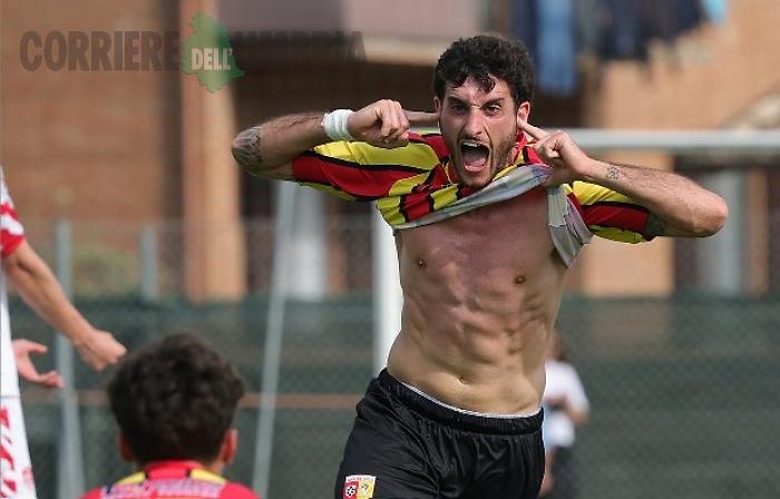 E' un Edoardo Proietti dai gol (7) pesanti: "La serie D? Forza Angelana, l'ultimo scoglio"