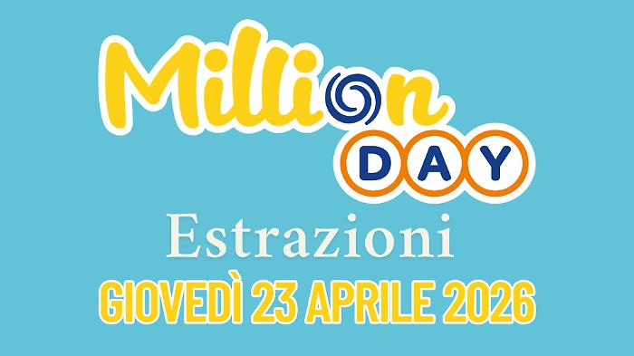 Million Day e Million Day Extra, le estrazioni di oggi gioved&igrave; 23 aprile: i numeri vincenti