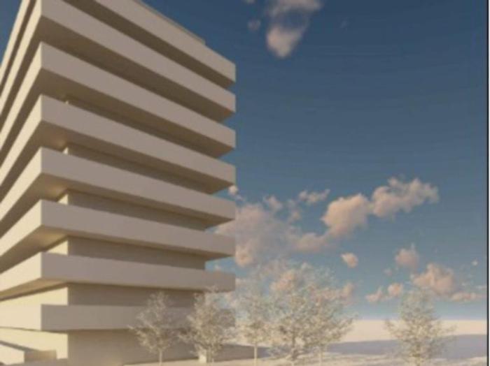 Un nuovo palazzo di 9 piani al posto di un'area degradata a Borgo Rivo