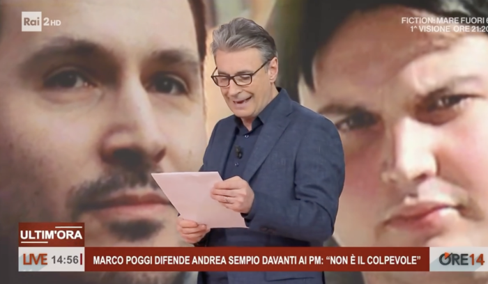 Torna gioved&igrave; 7 maggio Ore 14 Sera su Rai 2: dal caso di Pamela Genini al Delitto di Garlasco