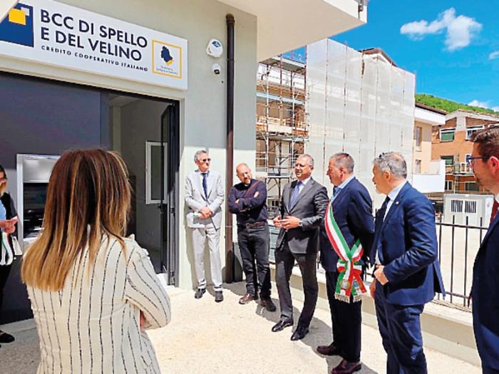 Cascia, la Bcc di Spello e del Velino apre un nuovo sportello e bancomat:  “Abbiamo deciso di esserci”