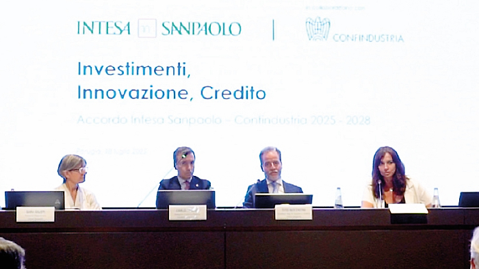 Accordo tra Confindustria e Intesa Sanpaolo: 4 miliardi per le imprese umbre fino al 2028