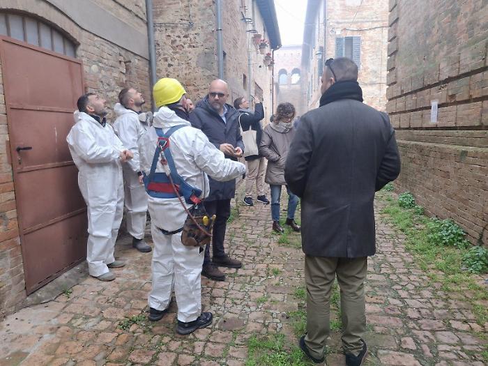Interventi a Sant&rsquo;Enea: maxi manutenzione alla torre campanaria